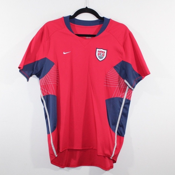 Nike Shirts Nike Team Usa Fifa World Cup Soccer Jersey Large Poshmark